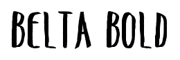 Belta Bold font